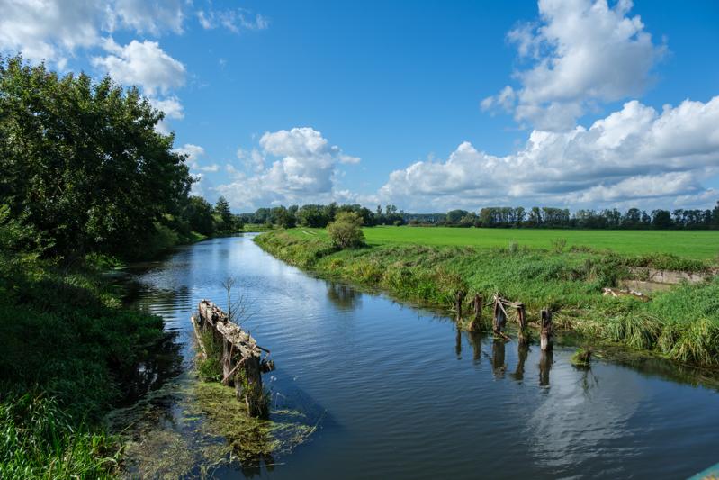 Rhinkanal bei Lentzke, Blick nach Westen