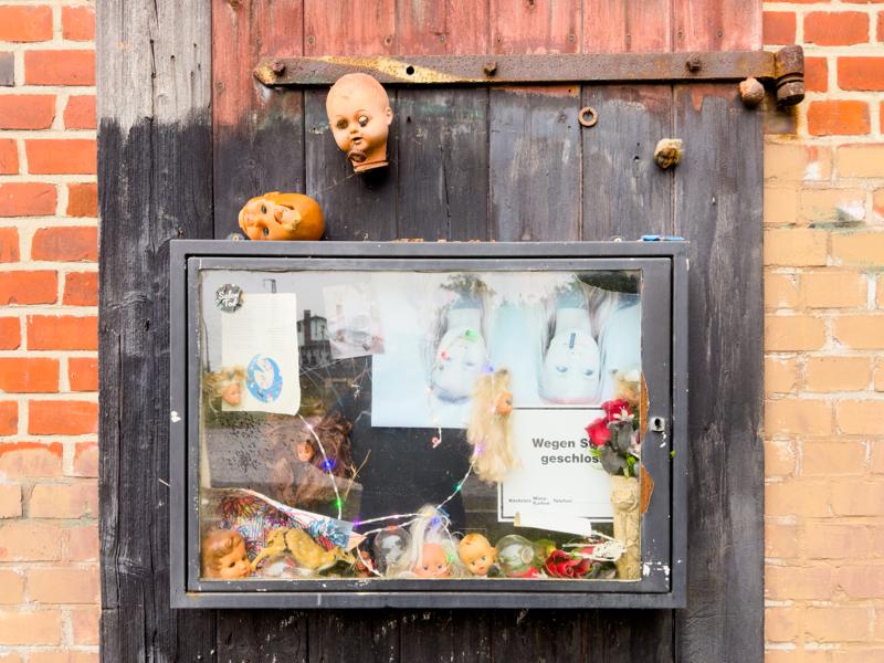 Installation am Bahnhof Satzkorn