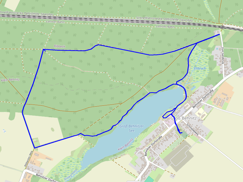 Karte Stober Waldrunde